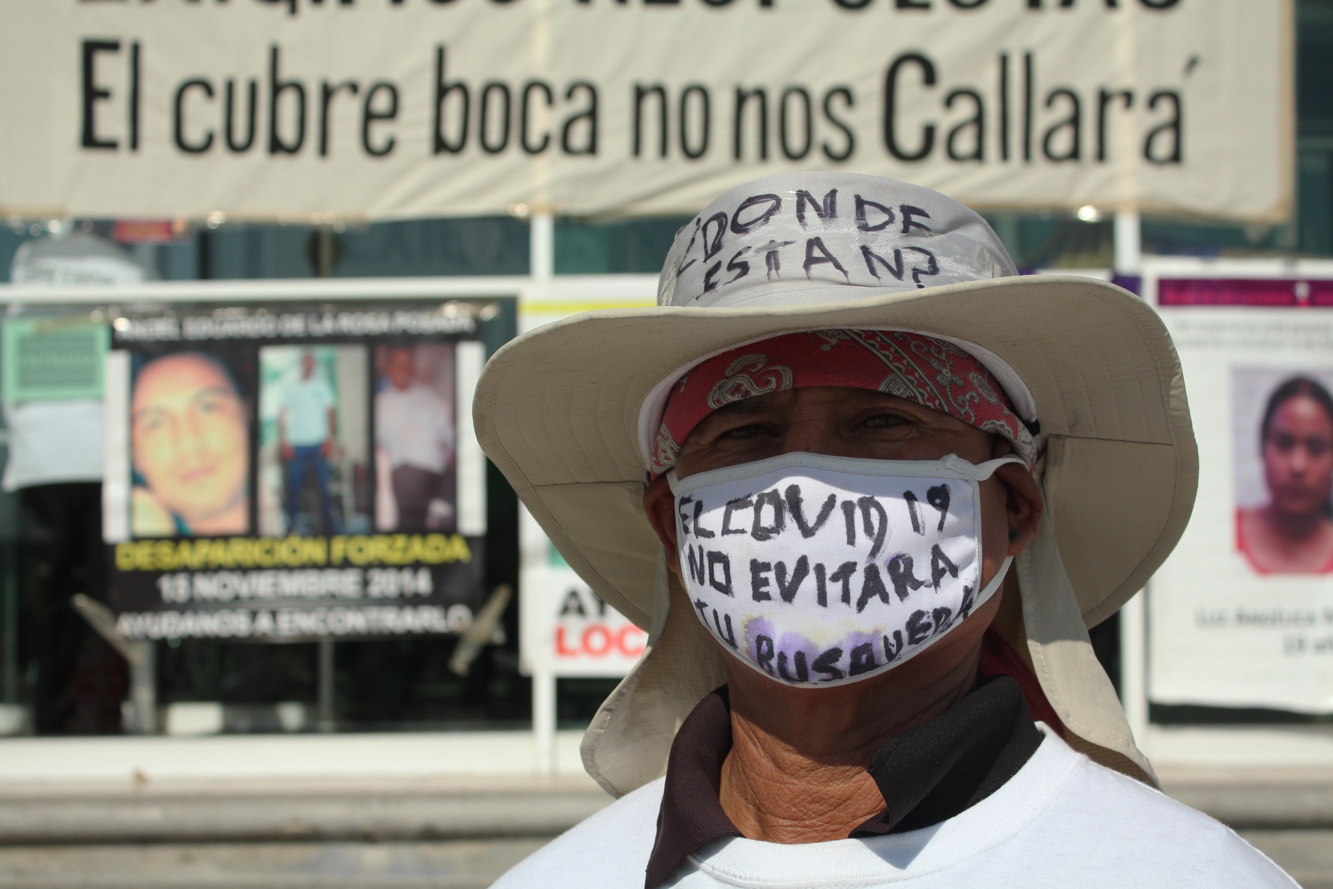 II. El cubrebocas no nos callará: familiares de personas desaparecidas luchan por verdad y justicia