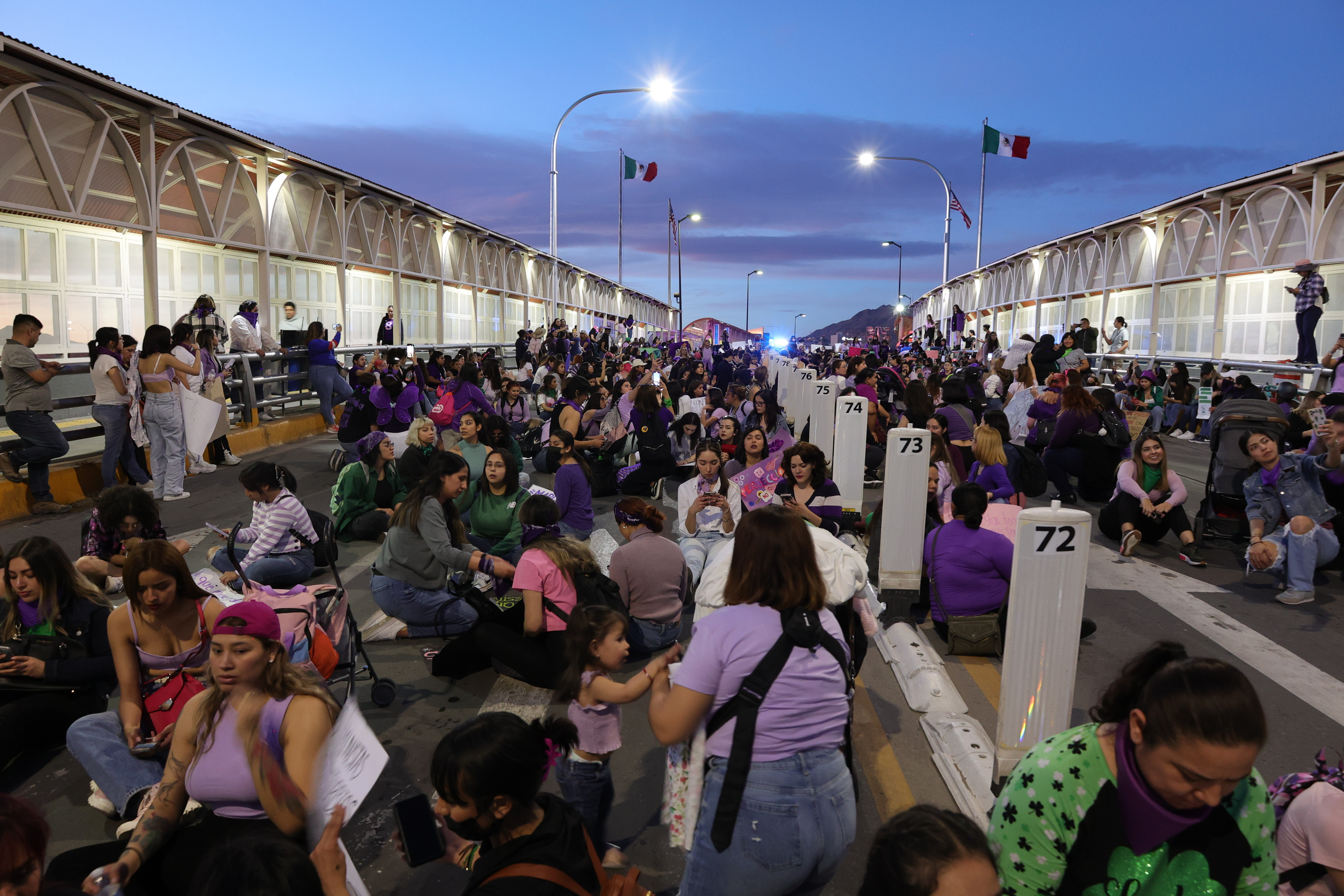 Galería: Así se vivió la marcha por el 8M en el Centro de Ciudad Juárez