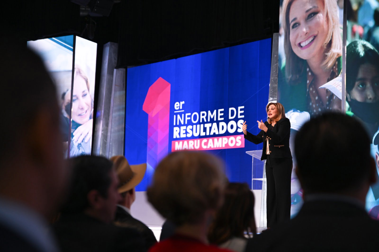 Maru Campos gastó casi 8 millones en Informe de Actividades