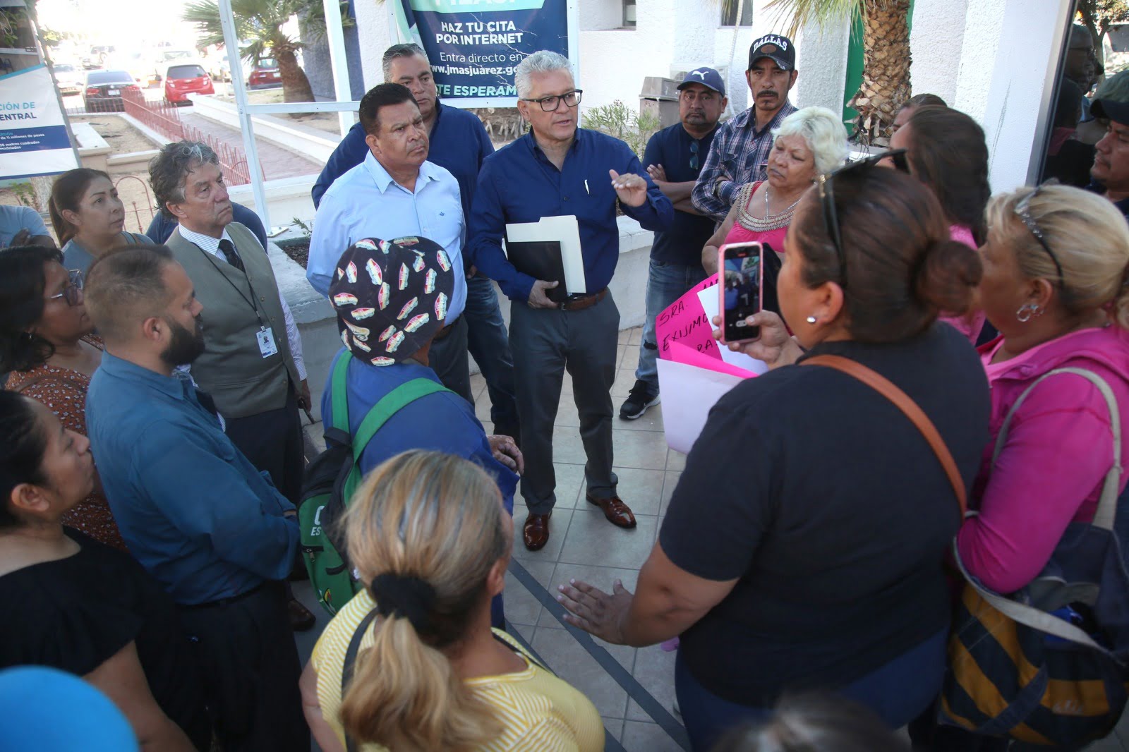 Vecinos de Riberas del Bravo exigen a la JMAS agua potable