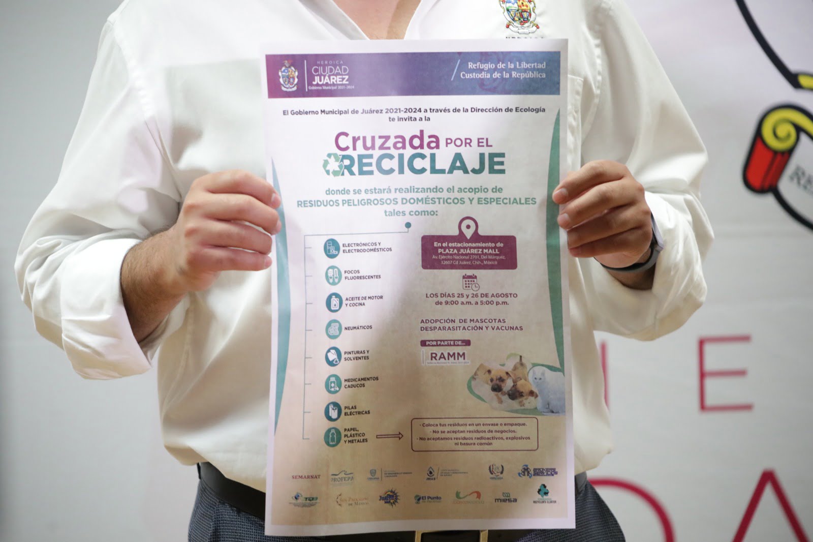 Ecología llevará  'Cruzada por el Reciclaje' a Plaza Juárez Mall este fin de semana