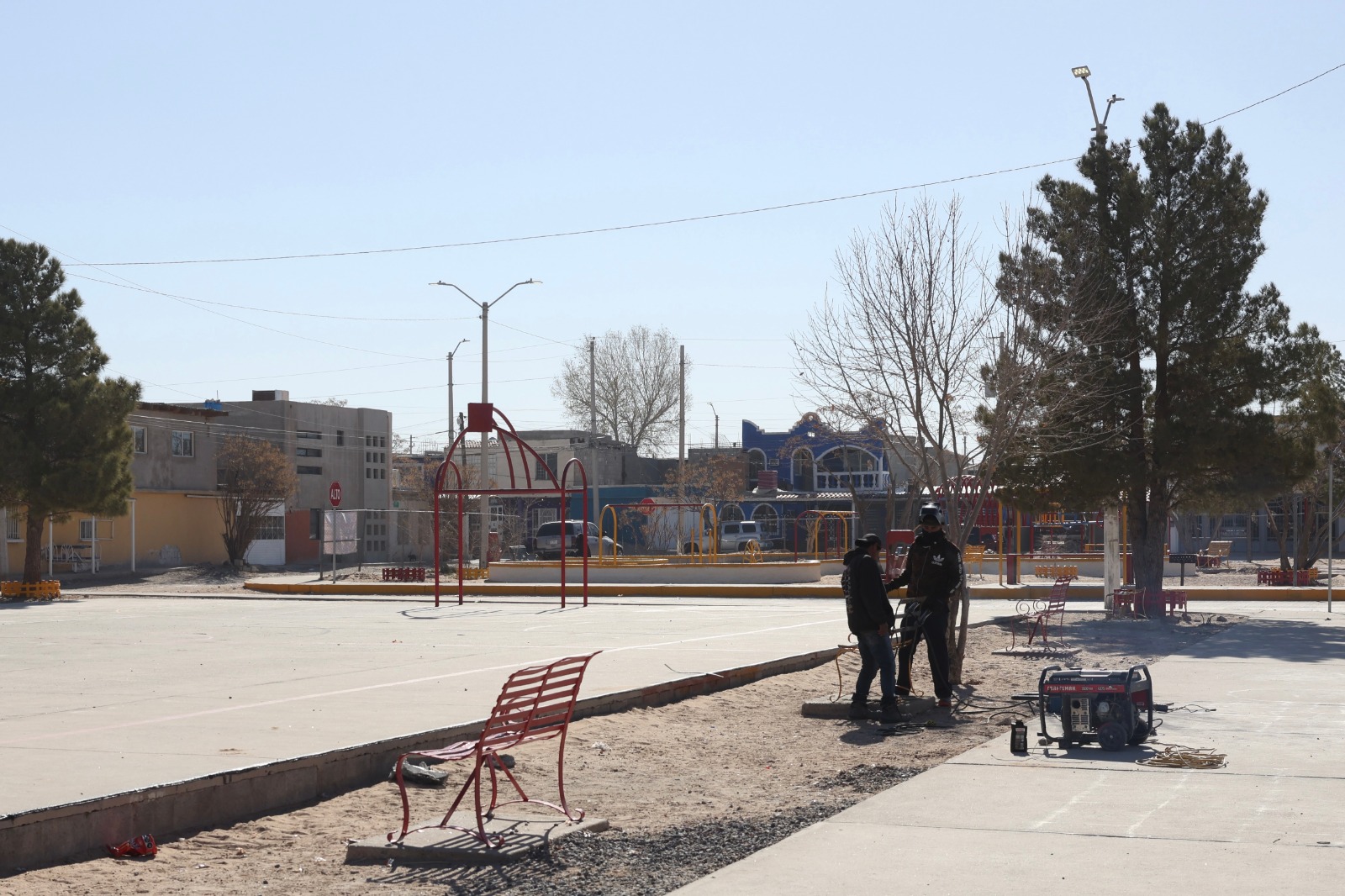 Denuncian incumplimiento en rehabilitación de parque en colonia Sor Juana