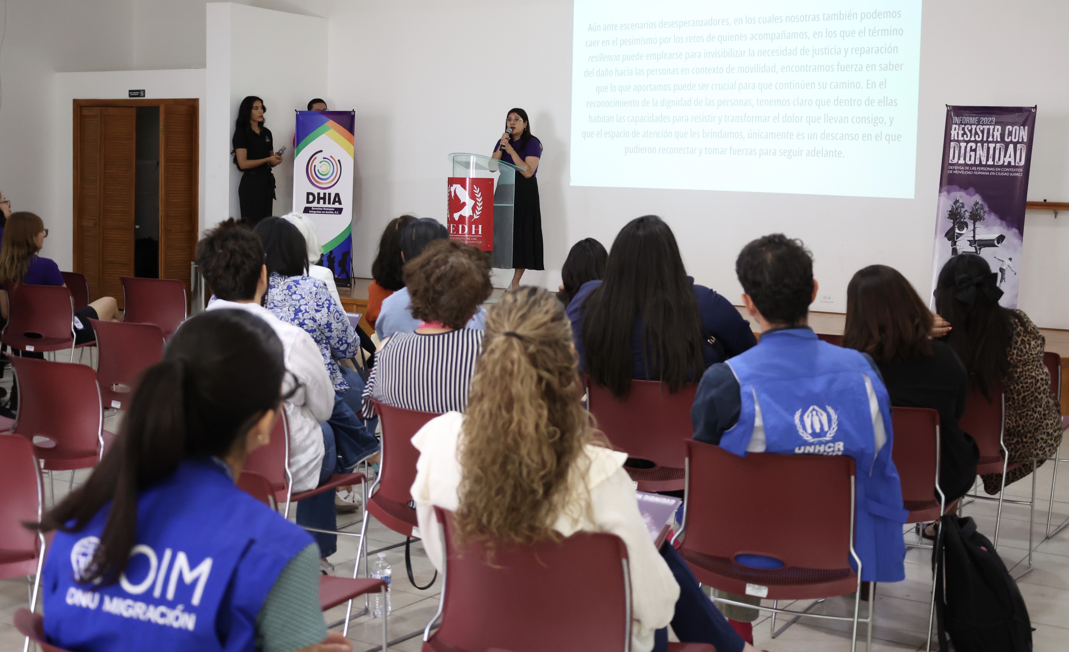 Resistir con Dignidad: DHIA presenta informe anual en su 11 aniversario