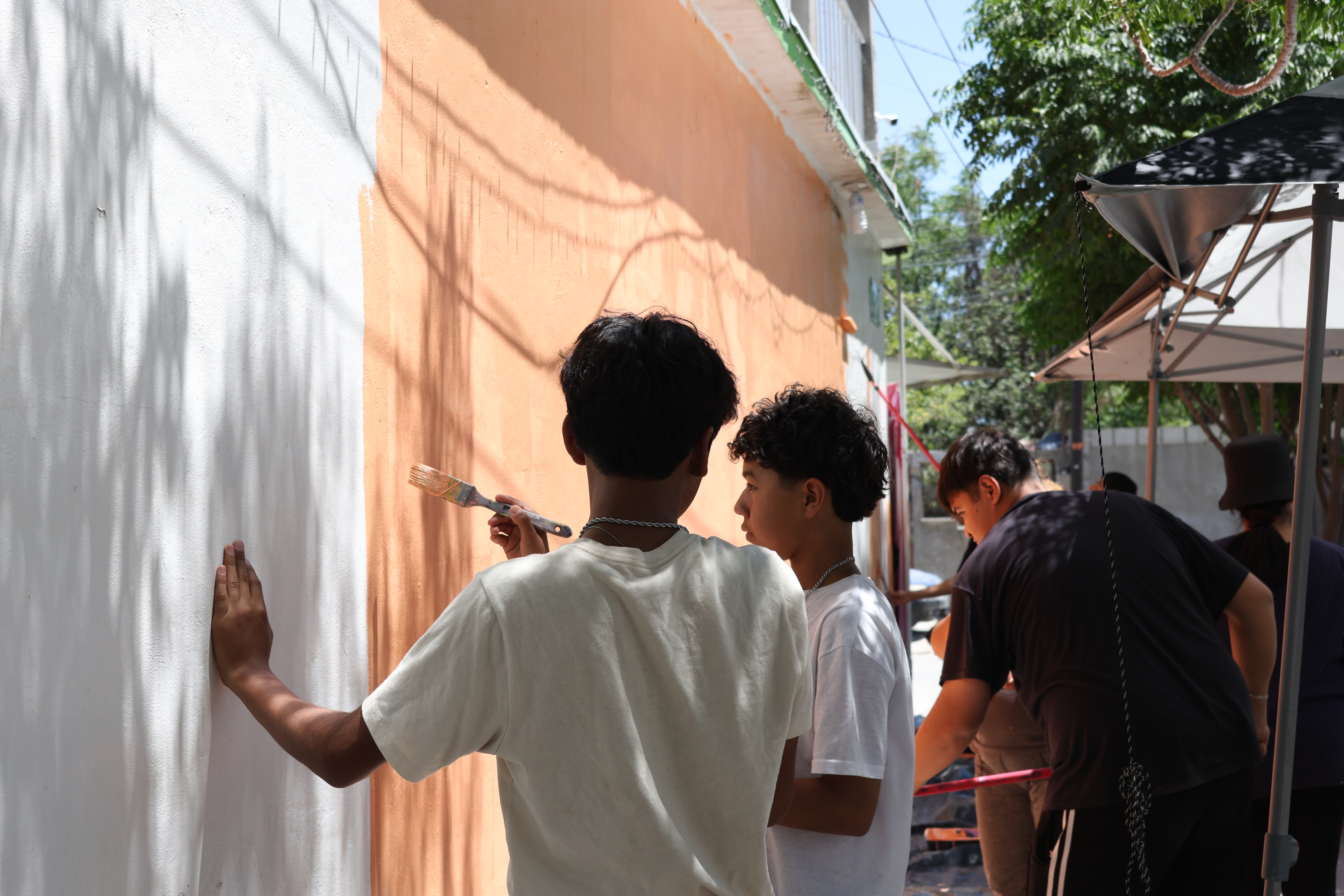 Iniciativas comunitarias, la esencia del mural en la colonia Manuel J. Clouthier