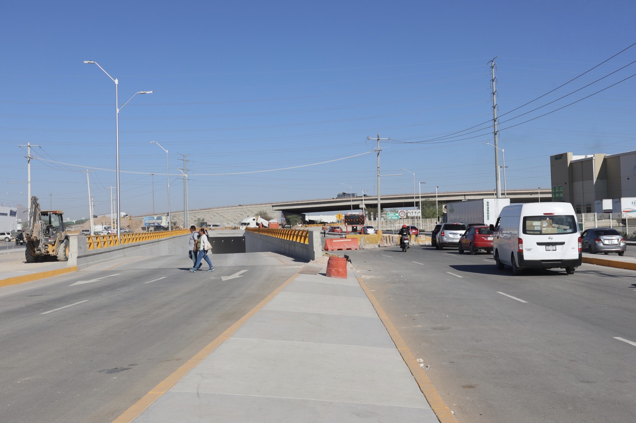 Sin infraestructura peatonal, abren parcialmente el Distribuidor Vial Talamás-Independencia