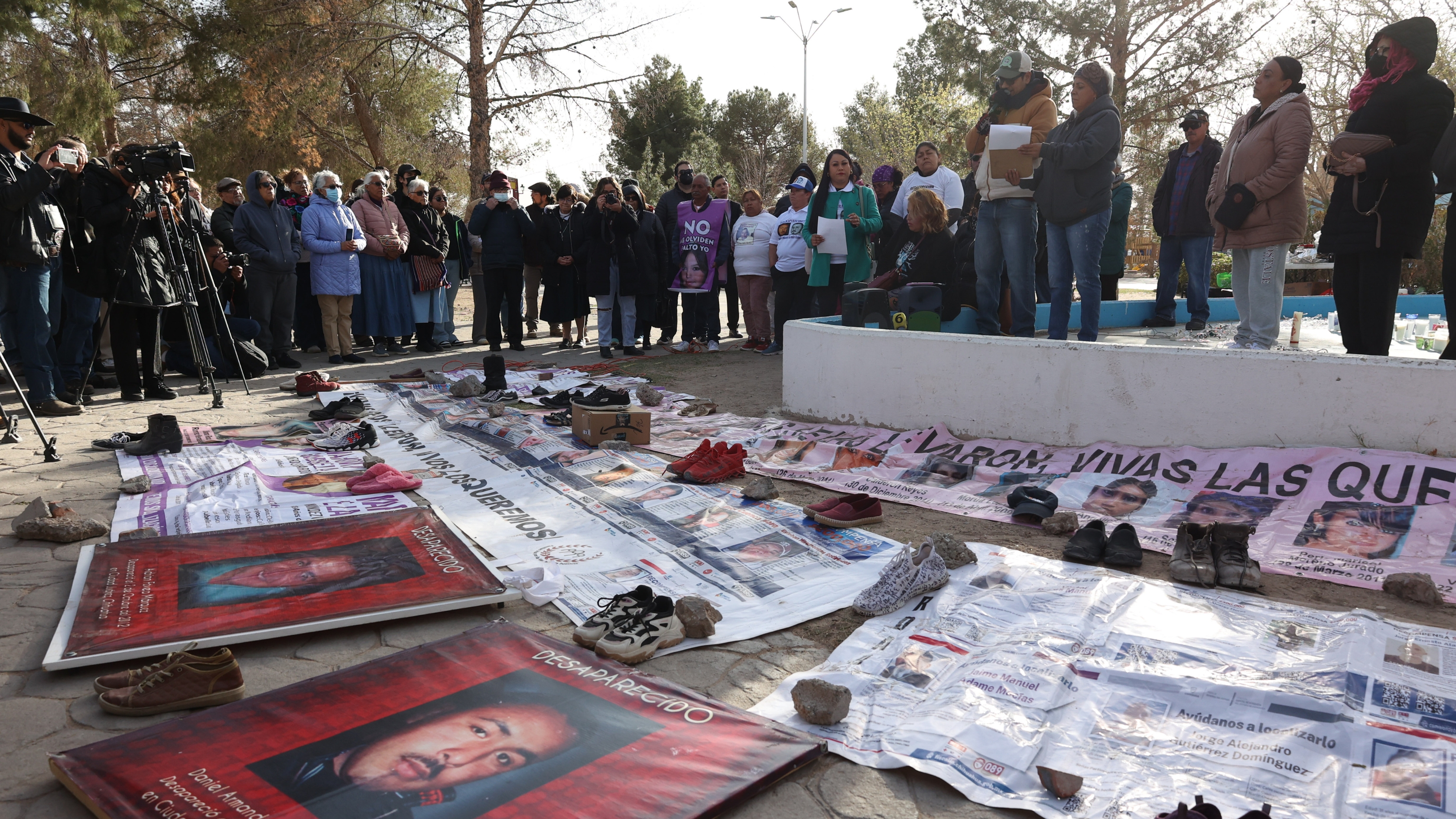 Contra el horror, luchamos: exigen verdad y justicia en Juárez ante campos de exterminio