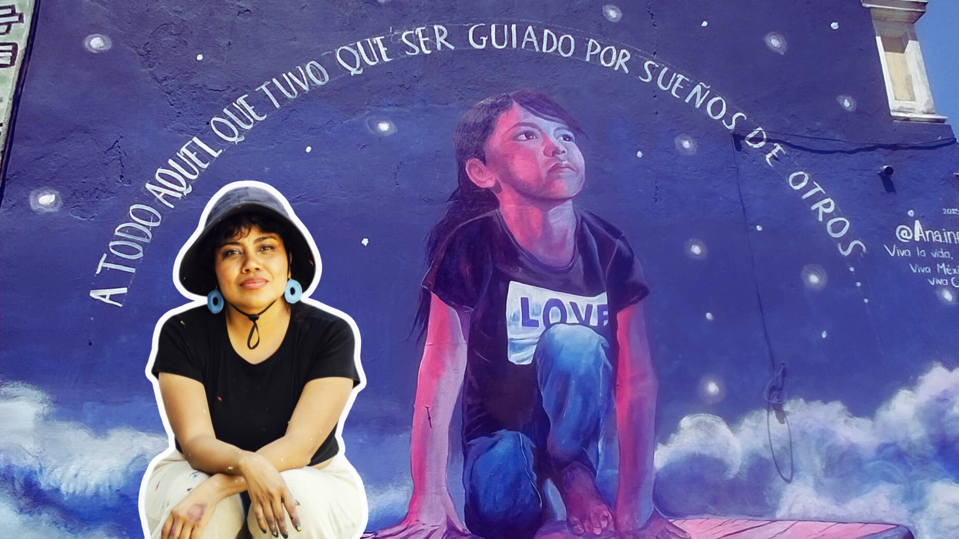 La artista juarense Ana Infante lleva a Cuba su visión del muralismo fronterizo