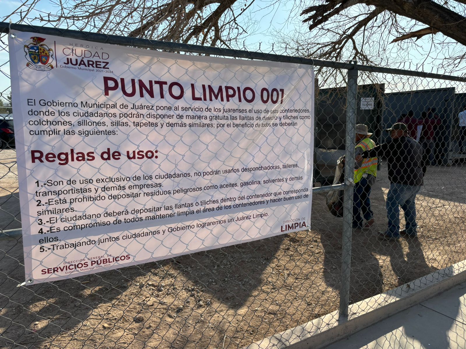 Instala Limpia contenedores para residuos voluminosos
