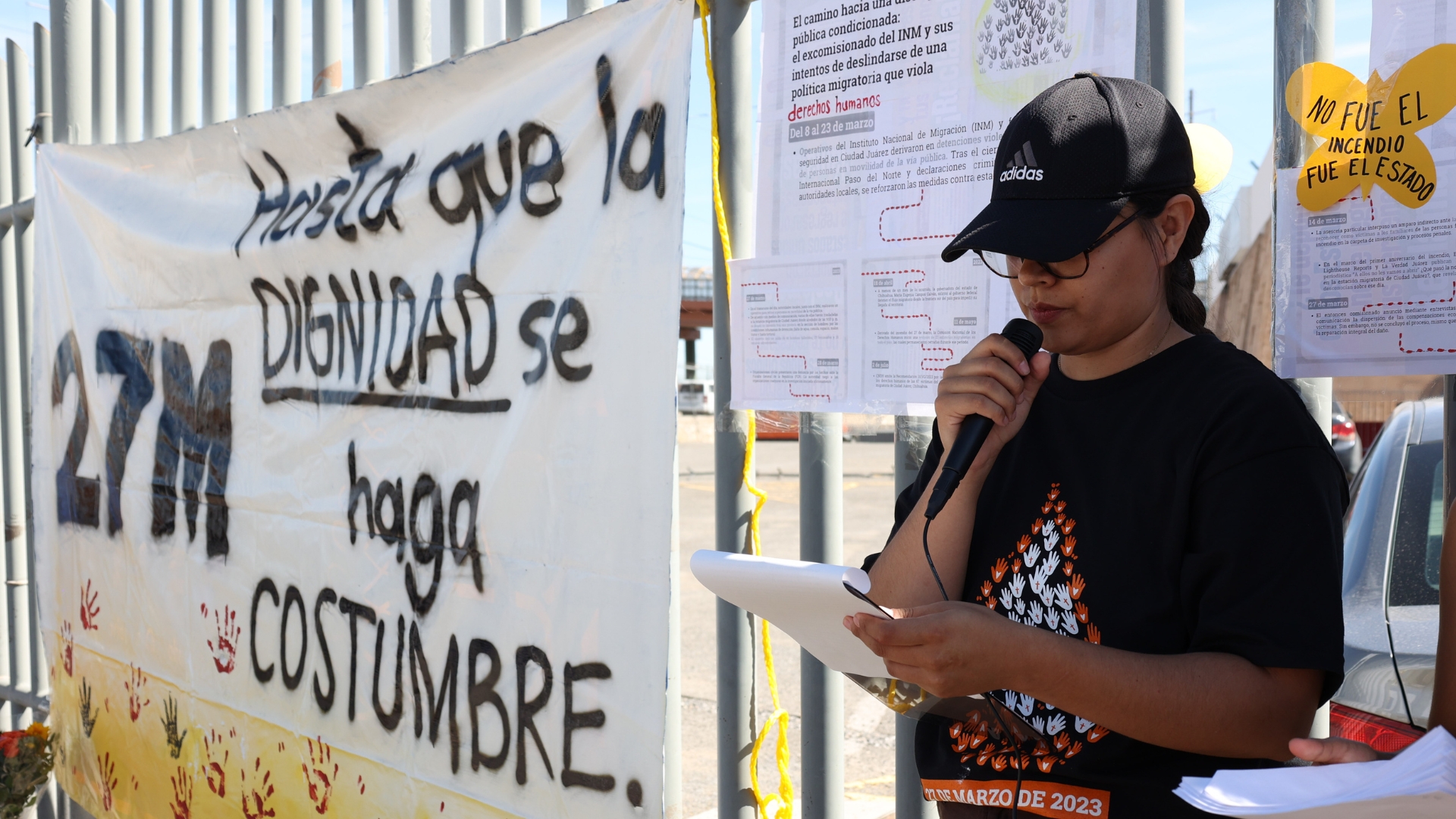 Disculpa de Garduño no es una exoneración: protestan para exigir reparación integral a víctimas del 27M