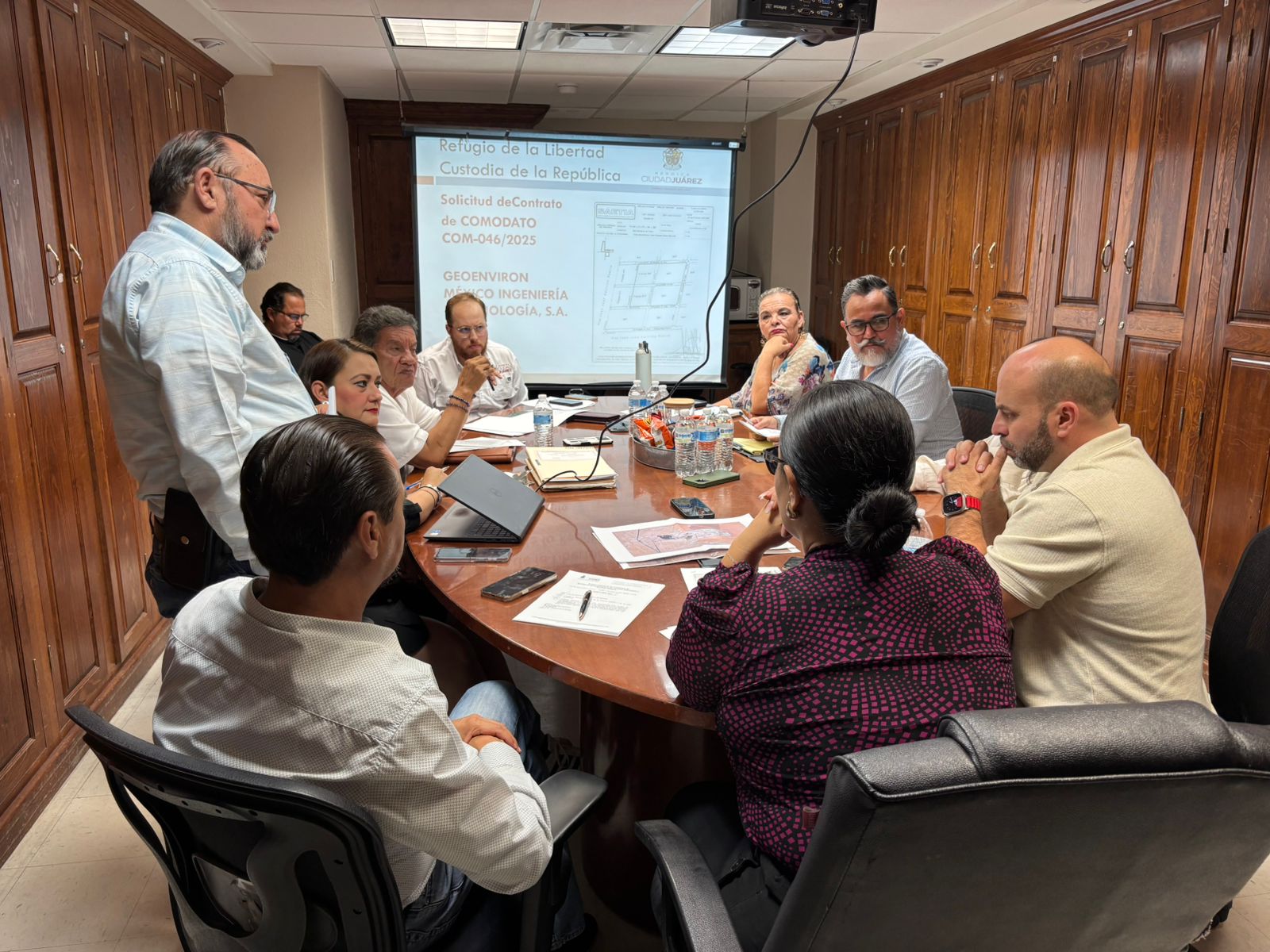 Regidores analizan entrega de terreno para planta recicladora de llantas