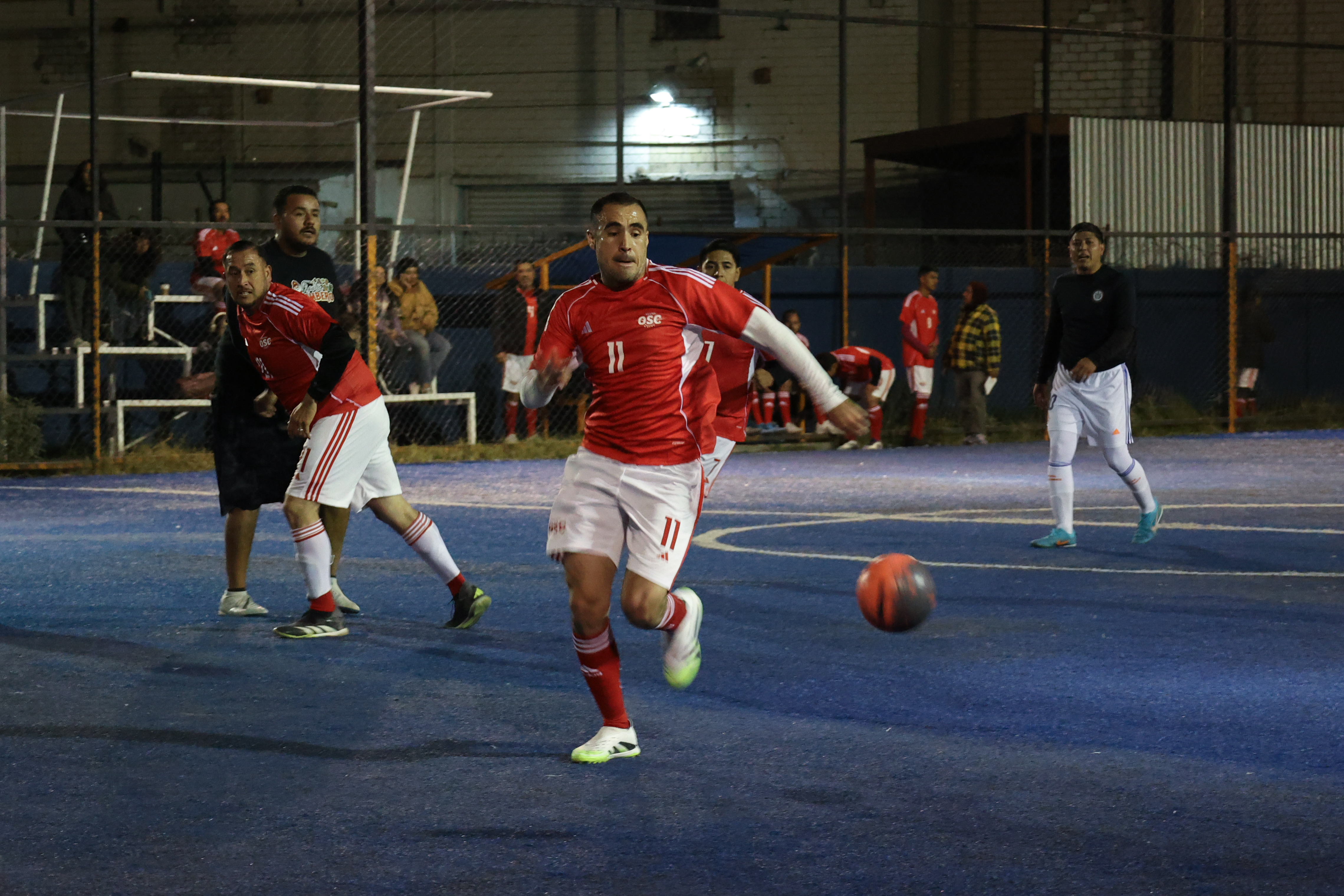 Así se vivió el partido amistoso de la Liga OSC contra los Bomberos